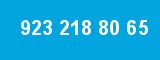 923 218 80 65 923 218 80 65